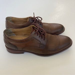 Johnston & Murphy Sheepskin Lace Up Shoes Mens Size 9.5